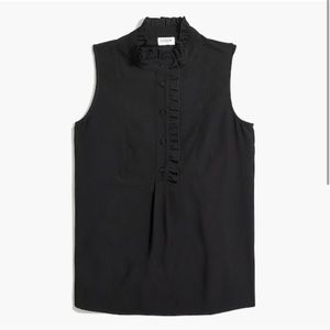 J. Crew black short sleeve top